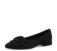 MARCO TOZZI Damen Ballerinas Spitz Kleiner Absatz, Schwarz (Black), 36 EU