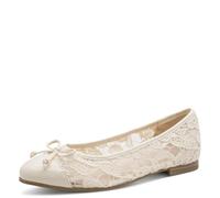Marco Tozzi Da.-Ballerina für Damen, beige, Größe 40 EU