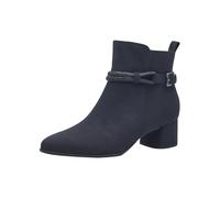 Marco Tozzi Damen Bootie Zip+Slip 2-25399-43 Mode-Stiefel, DK.Navy, 37 EU Weit