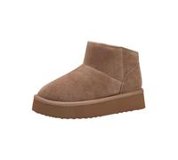 MARCO TOZZI Damen Boots aus Leder mit Plateau, Braun (Nut), 41 EU