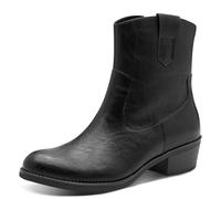 MARCO TOZZI Damen Boots mit Blockabsatz Cowboy, Schwarz (Black), 37 EU