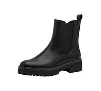 MARCO TOZZI Damen Chelsea Boots aus Kunstleder mit Reißverschluss, Schwarz (Black), 37 EU