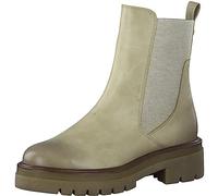 MARCO TOZZI Damen Chelsea Boots aus Kunstleder Plateau, Beige (Dune), 38
