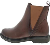 MARCO TOZZI Damen Chelsea Boots aus Leder Klassisch, Braun (Cognac), 37 EU