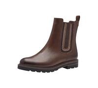 MARCO TOZZI Damen Chelsea Boots Flach mit Reißverschluss, Braun (Chestnut), 38 EU