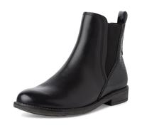 MARCO TOZZI Damen Chelsea Boots mit Lederanteil zum Schlupfen, Schwarz (Black Comb), 38 EU
