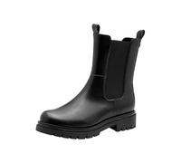 MARCO TOZZI Damen Chelsea Boots Rund mit Reißverschluss, Schwarz (Black), 41 EU