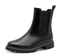 Marco Tozzi Damen Chelsea Boots Vegan mit Reißverschluss Schwarz 36 EU