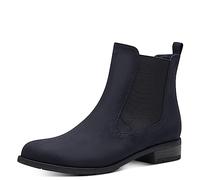 MARCO TOZZI Damen Chelsea Boots zum Schlupfen mit Blockabsatz