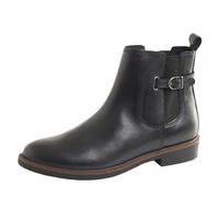MARCO TOZZI Damen Chelsea-Stiefel Materialmix aus Leder und Synthetik Weiche Innensohle Leder weiches Innenfutter Weich
