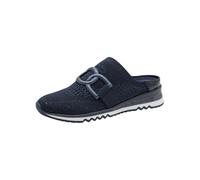Marco Tozzi Damen Hausschuh weiches Feel Me Wechselfußbett weiches Innenfutter Komfortabel, blau (Navy Comb), 40 EU