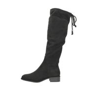 MARCO TOZZI Damen Hohe Stiefel mit Absatz Kniehoch Spitz, Schwarz (Black), 37 EU