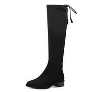 MARCO TOZZI Damen Hohe Stiefel mit Absatz Kniehoch Spitz, Schwarz (Black), 38 EU