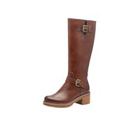 MARCO TOZZI Damen Hohe Stiefel mit Absatz Vegan mit Reißverschluss, Braun (Chestnut), 37 EU