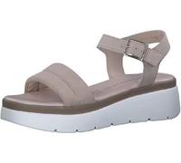 MARCO TOZZI Damen Keilsandale, Keilabsatz, aus hochwertigem Leder, ideal für Business und Freizeit 40 EU