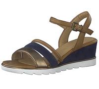 Marco Tozzi Sandalen Leder/Textil Navy