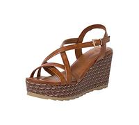 MARCO TOZZI Damen Keilsandale, Keilabsatz, weiches FEEL ME Fußbett, ideal für Business und Freizeit