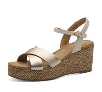 Marco Tozzi - Damen Keilsandale platin PLATINUM COMB - Gr. - EU 40