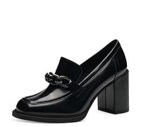 MARCO TOZZI Damen Loafer mit Absatz aus Kunstleder mit Kette