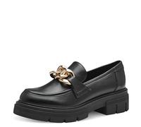 Marco Tozzi Damen Loafer mit Absatz mit Plateau-Sohle Vegan