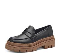 MARCO TOZZI Damen Loafer mit Plateau aus Kunstleder Klassisch