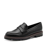 Marco Tozzi Damen Loafer mit weichem Innenfutter Elegant, Schwarz (Black), 37 EU