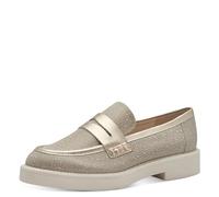 MARCO TOZZI Damen Loafer ohne Absatz aus Kunstleder mit Blockabsatz