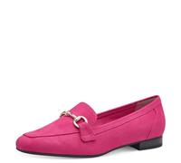 MARCO TOZZI Damen Loafer ohne Absatz Vegan mit Schnalle, Rosa (Pink), 38 EU