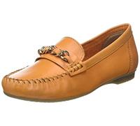 MARCO TOZZI Damen Mokassin, Blockabsatz, weiches FEEL ME Fußbett , aus hochwertigem Leder, ideal für Business und Freizeit