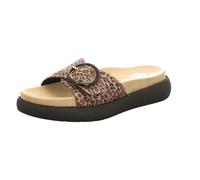 MARCO TOZZI Damen-Pantolette Leopard-Beige-Schwarz 38