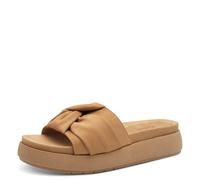 MARCO TOZZI Damen Pantoletten Bequem Sommer, Braun (Biscuit), 41 EU