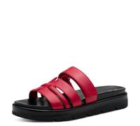 MARCO TOZZI Damen Pantoletten mit Klettverschluss Bequem, Rot (Red), 37 EU
