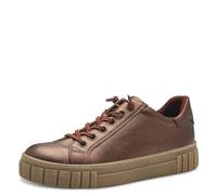 MARCO TOZZI Damen Plateau Sneaker Freizeit Vegan, Braun (Bronce), 38 EU