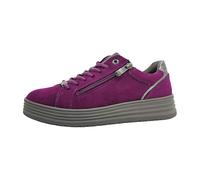 MARCO TOZZI Damen Plateau Sneaker mit Schnürsenkeln Freizeit, Rosa (Grape Comb), 38 EU