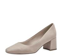 MARCO TOZZI Damen Pumps mit Blockabsatz Vegan, Beige (Powder), 41 EU