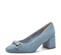 MARCO TOZZI Damen Pumps mit Blockabsatz Vegan, Blau (Lt.Blue Jeans), 40 EU