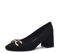 MARCO TOZZI Damen Pumps mit Blockabsatz Vegan, Schwarz (Schwarz), 39 EU