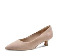 Marco Tozzi Damen Pumps mit Queenie-Absatz Spitz, Beige (Tan), 41 EU