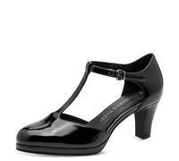 Marco Tozzi Damen Pumps weiches Feel Me Fußbett weiches Innenfutter Vielseitig, schwarz (Black PATENT), 37 EU