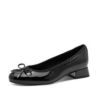 Marco Tozzi Damen Pumps mit Schleife Elegant, Schwarz (Black Patent), 41 EU