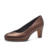 Marco Tozzi Damen Pumps mit Trichterabsatz Vegan, Braun (Bronce), 38 EU