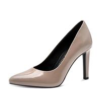 Marco Tozzi Damen Pumps Spitz Elegant, Beige (Taupe Patent), 36 EU