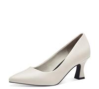 MARCO TOZZI Damen Pumps Spitz Vegan, Beige (Cream), 40 EU