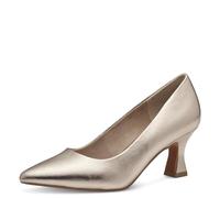 MARCO TOZZI Damen Pumps Spitz Vegan, Beige (Platinum), 41 EU