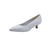 MARCO TOZZI Damen Pumps weiches Feel Me Fußbett Leder Leder Decksohle weiches Innenfutter Modern, blau (LT.Blue Nappa), 40 EU