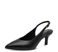 Marco Tozzi Damen Pumps weiches Feel Me Fußbett Leder weiches Innenfutter Spitz, schwarz (Black), 40 EU