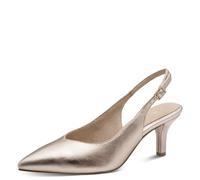 Marco Tozzi Damen Pumps weiches Feel Me Fußbett weiches Innenfutter Modern, metallic (Platinum), 40 EU
