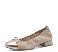 MARCO TOZZI Damen Pumps weiches Feel Me Fußbett weiches Innenfutter Vegan Modern, beige (Dune Comb), 41 EU