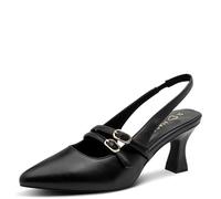 Marco Tozzi Damen Pumps weiches Feel Me Fußbett weiches Innenfutter Vegan Modern, schwarz (Black), 41 EU