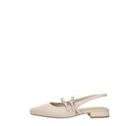Marco Tozzi Damen Pumps weiches Feel Me Fußbett weiches Innenfutter Vegan Vegan, beige (LT.TAN), 40 EU